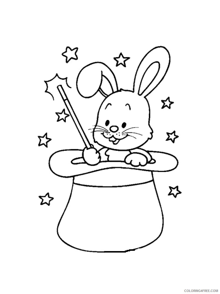 Magician Coloring Pages for Kids Magician 15 Printable 2021 441 Coloring4free