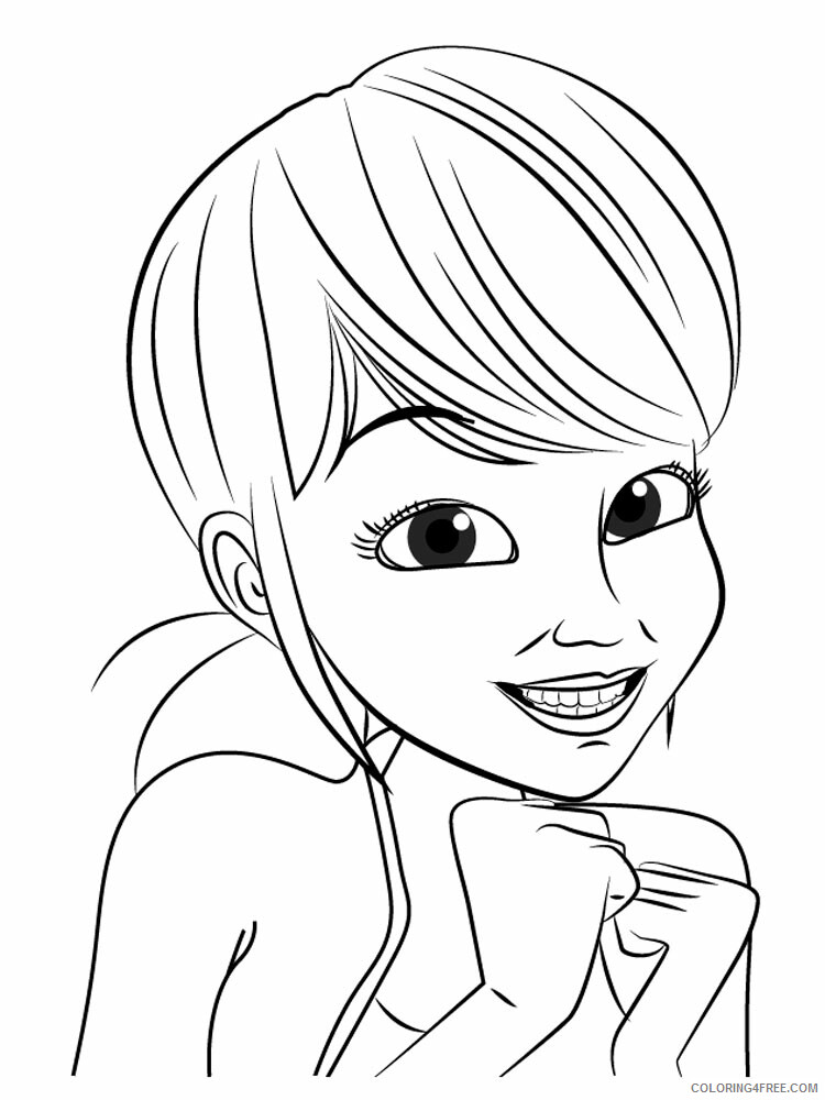 Marinette Coloring Pages for Girls marinette 7 Printable 2021 0898 Coloring4free