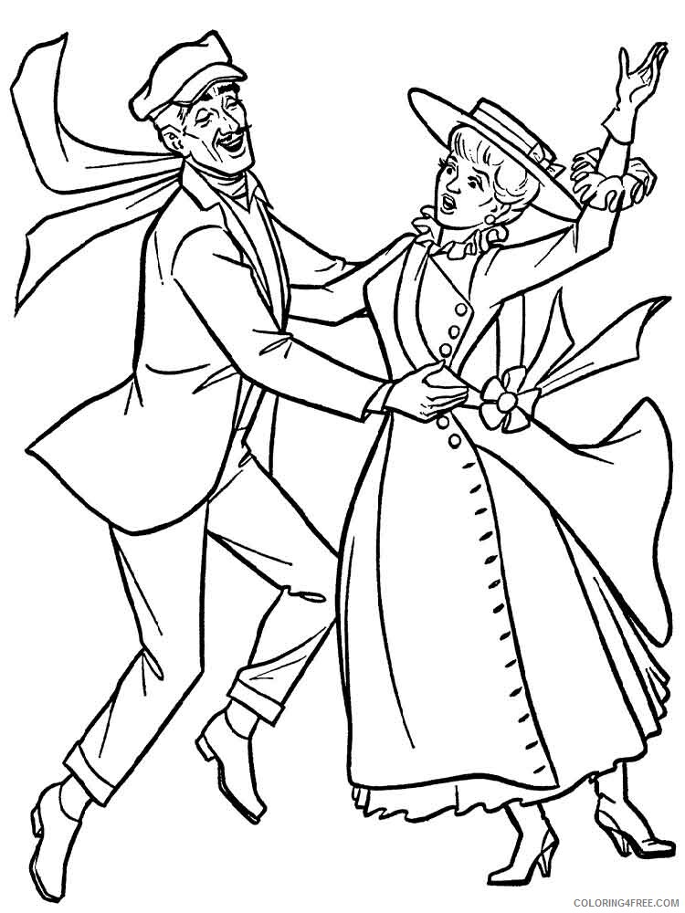 Mary Poppins Coloring Pages for Girls mary poppins 13 Printable 2021 0913 Coloring4free