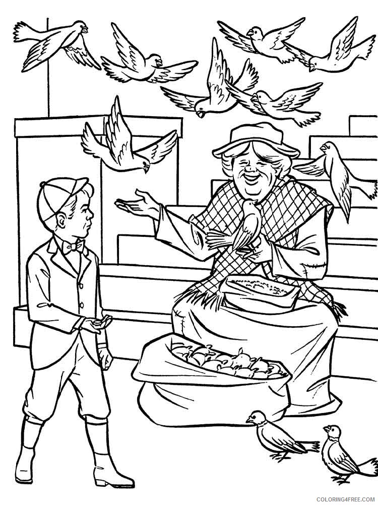 Mary Poppins Coloring Pages for Girls mary poppins 14 Printable 2021 0914 Coloring4free
