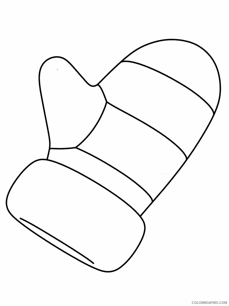 Mittens Coloring Pages for Kids mittens 1 Printable 2021 449 Coloring4free