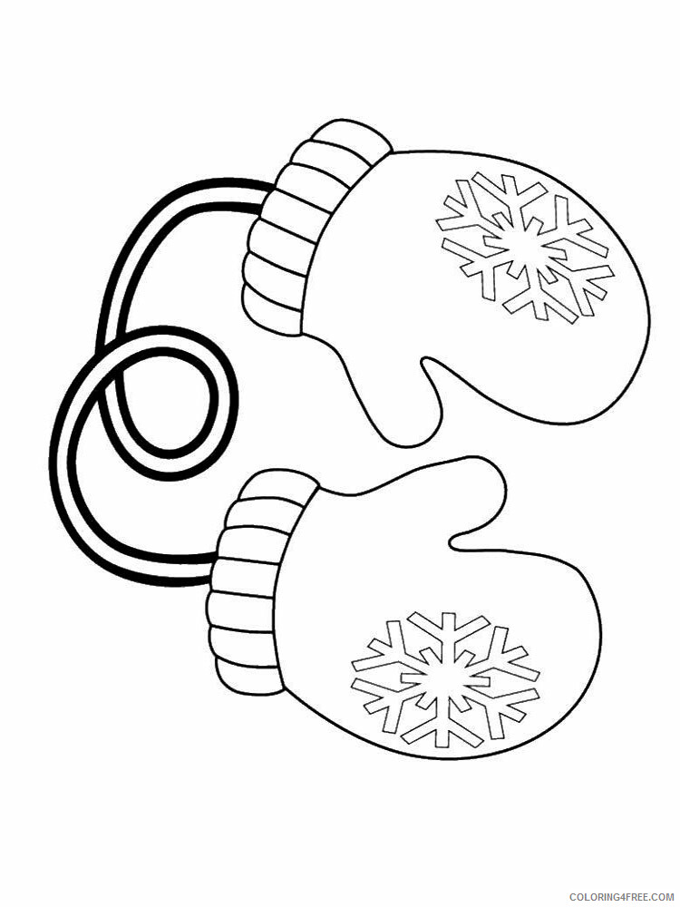 Mittens Coloring Pages for Kids mittens 16 Printable 2021 453 Coloring4free