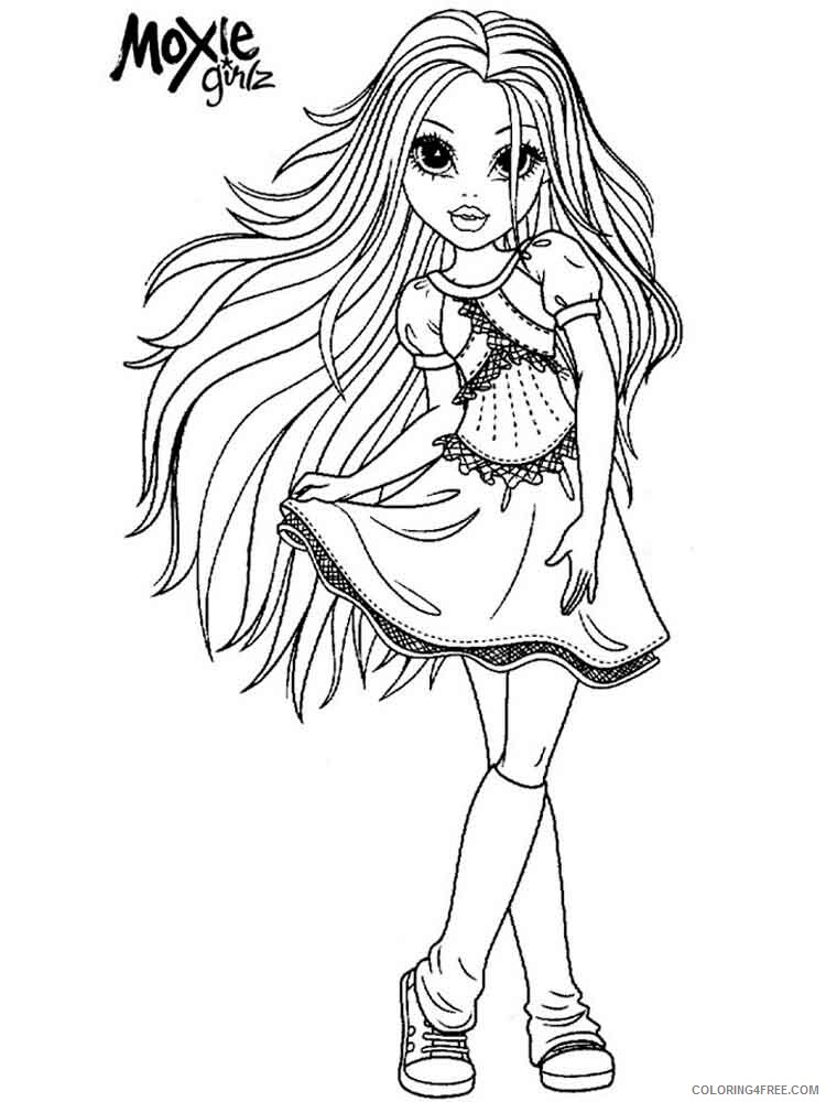 Moxie Coloring Pages for Girls moxie 17 Printable 2021 0939 Coloring4free