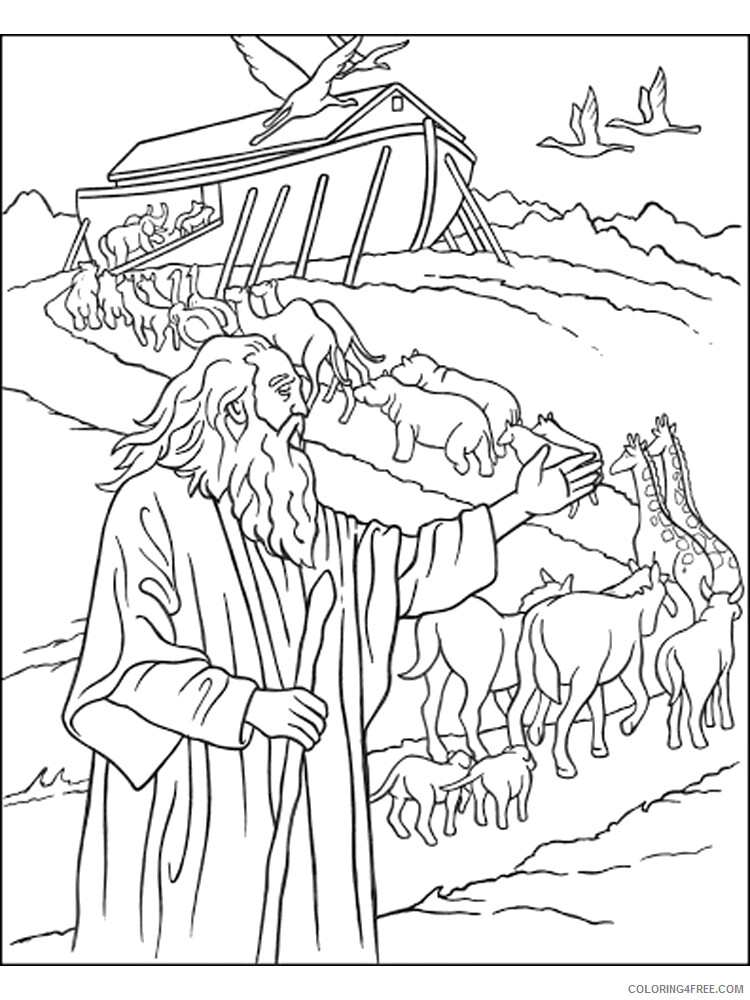 Noahs Ark Coloring Pages for Kids Noahs Ark 12 Printable 2021 470 Coloring4free