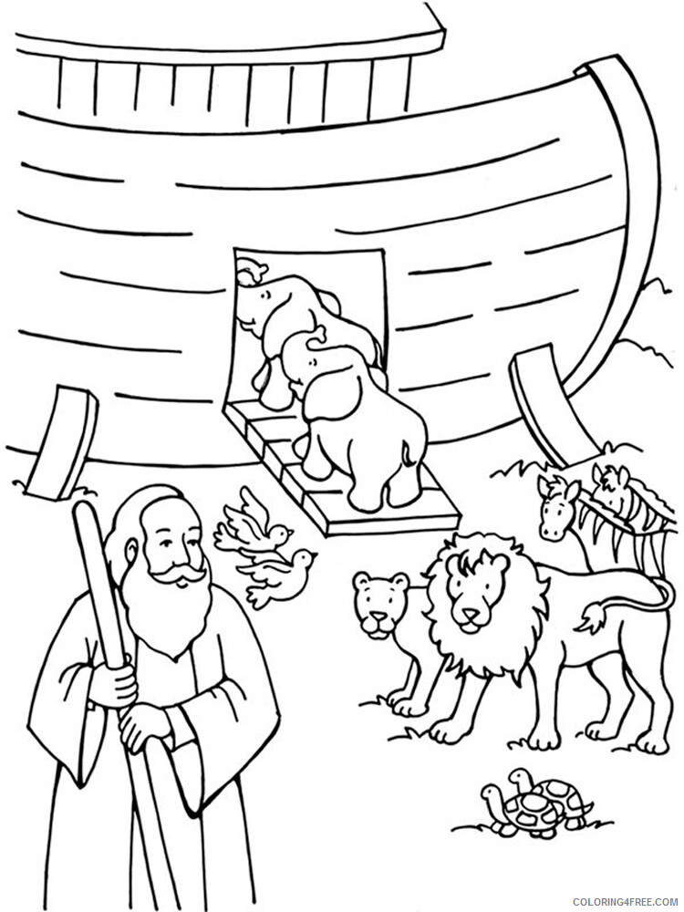 Noahs Ark Coloring Pages for Kids Noahs Ark 4 Printable 2021 473 Coloring4free