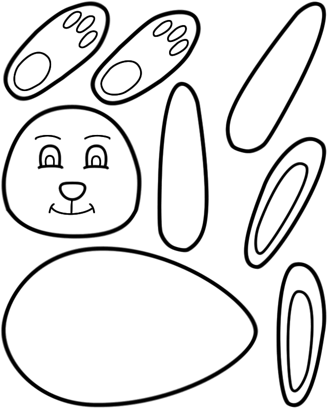 Paper Dolls Coloring Pages for Girls Easter Bunny Paper Doll Cutout Activity 2021 Coloring4free