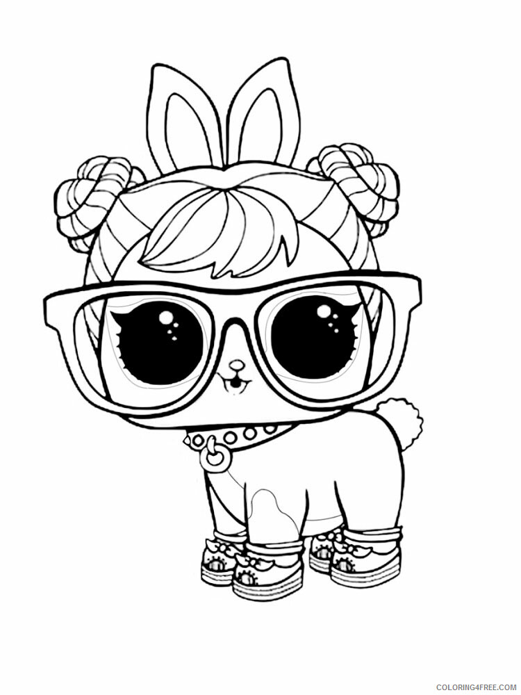 Pets LOL Coloring Pages for Girls Pets Lol 1 Printable 2021 0990 Coloring4free