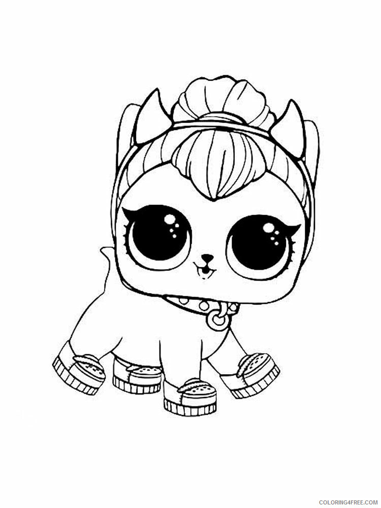 Pets LOL Coloring Pages for Girls Pets Lol 13 Printable 2021 0994 Coloring4free