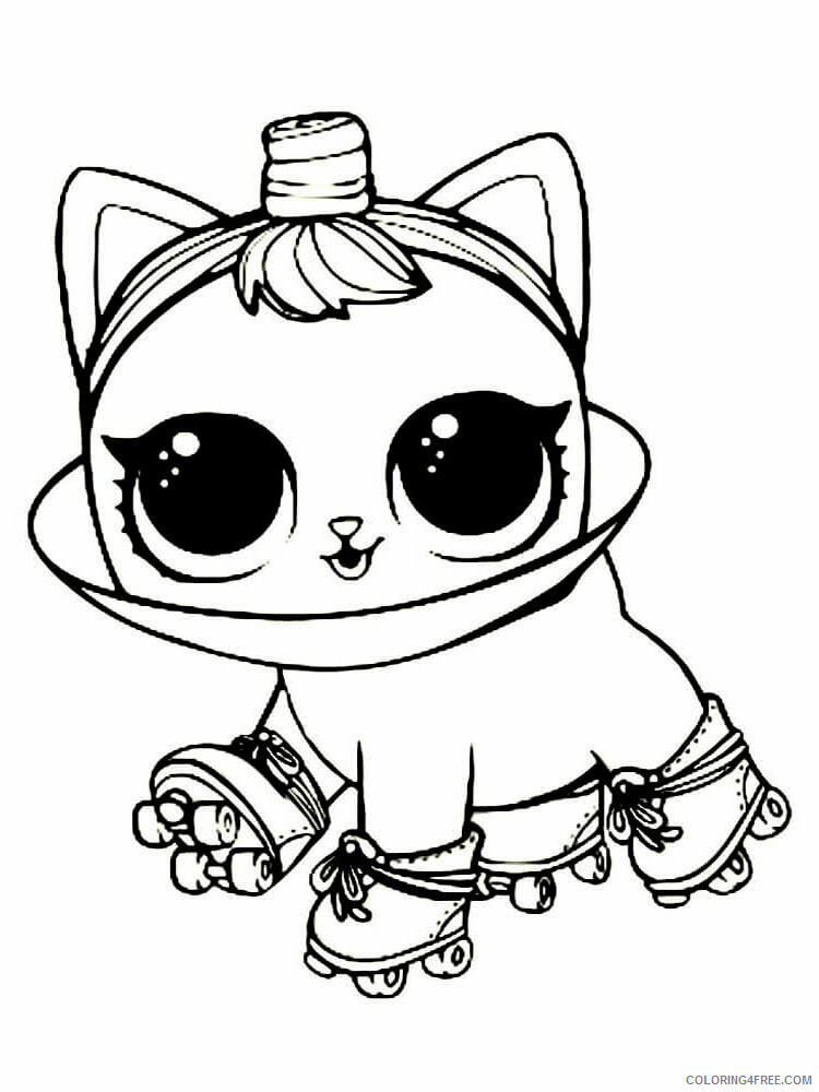 Pets LOL Coloring Pages for Girls Pets Lol 2 Printable 2021 0999 Coloring4free