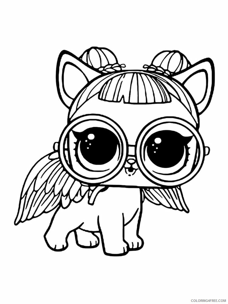 Pets LOL Coloring Pages for Girls Pets Lol 20 Printable 2021 1000 Coloring4free