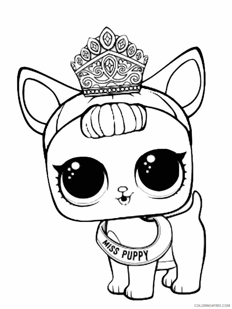 Pets LOL Coloring Pages for Girls Pets Lol 22 Printable 2021 1002 Coloring4free