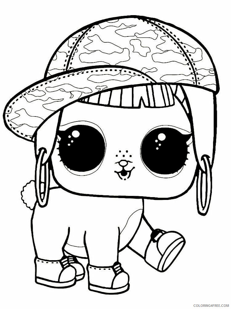 Pets LOL Coloring Pages for Girls Pets Lol 25 Printable 2021 1004 Coloring4free