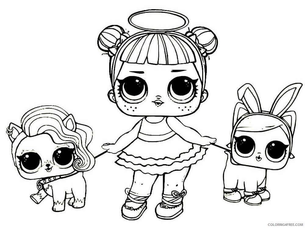Pets LOL Coloring Pages for Girls Pets Lol 26 Printable 2021 1005 Coloring4free