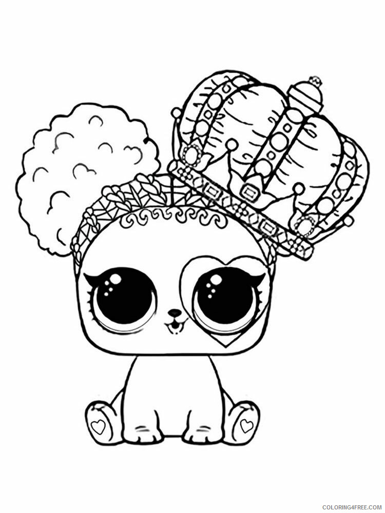 Pets LOL Coloring Pages for Girls Pets Lol 7 Printable 2021 1007 Coloring4free
