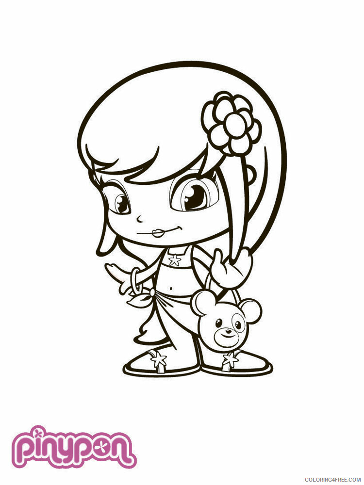 Pinypon Coloring Pages for Girls Pinypon 4 Printable 2021 1017 Coloring4free