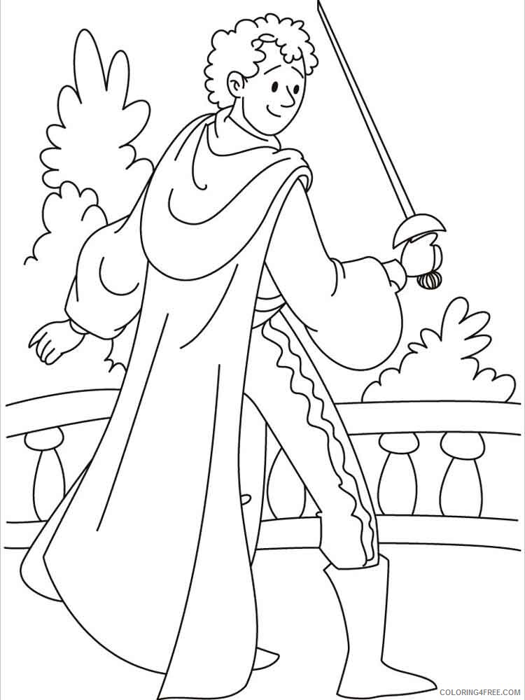 Prince Coloring Pages for Girls prince 1 Printable 2021 1029 Coloring4free