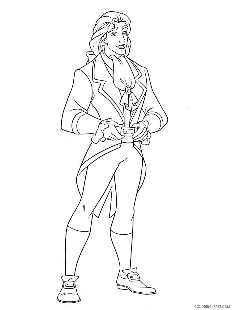 Prince Coloring Pages for Girls prince 4 Printable 2021 1034 Coloring4free