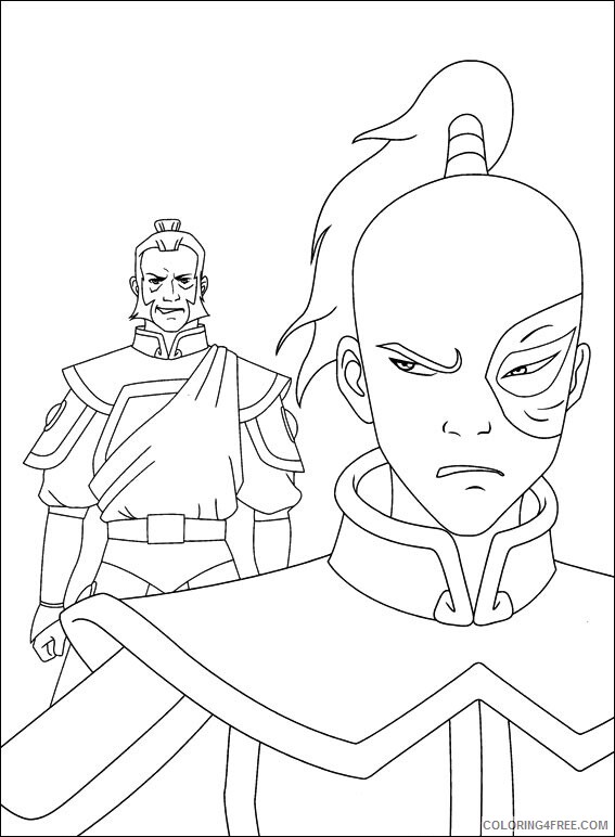 Prince Coloring Pages for Girls prince zuko with admiral zhao Printable 2021 1022 Coloring4free