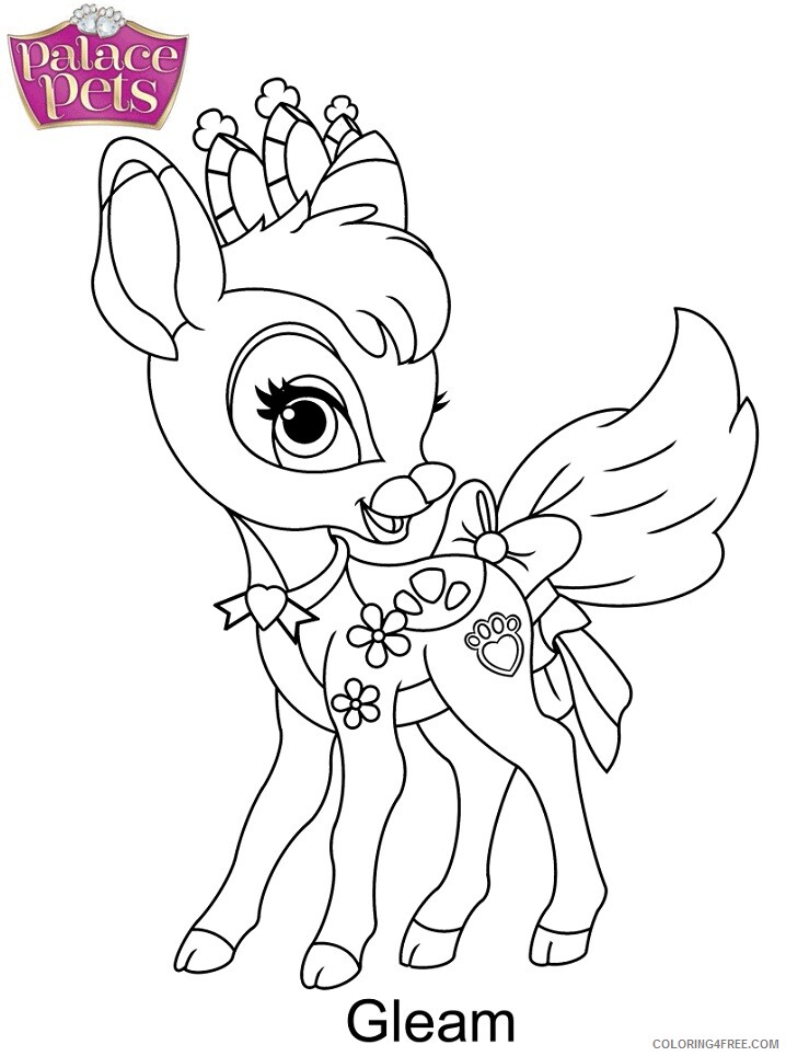 Princess Coloring Pages for Girls gleam princess Printable 2021 1066 Coloring4free