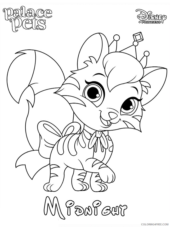 Princess Coloring Pages for Girls midnight princess Printable 2021 1070 Coloring4free