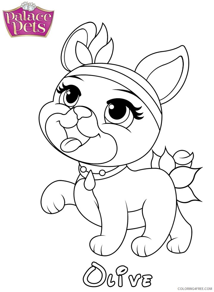 Princess Coloring Pages for Girls olive princess Printable 2021 1074 Coloring4free