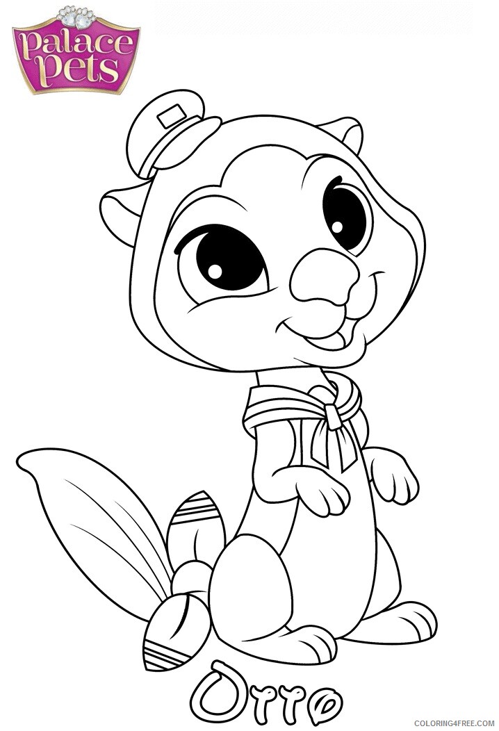 Princess Coloring Pages for Girls otto princess Printable 2021 1075 Coloring4free