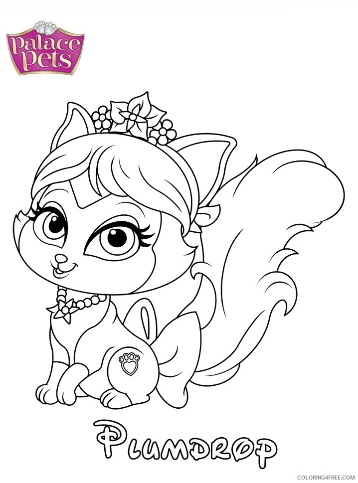 Princess Coloring Pages for Girls plumdrop princess Printable 2021 1057 Coloring4free