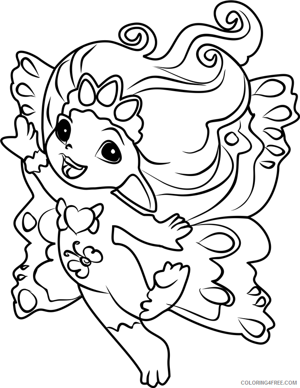Princess Coloring Pages for Girls princess crystella zelf Printable 2021 1046 Coloring4free