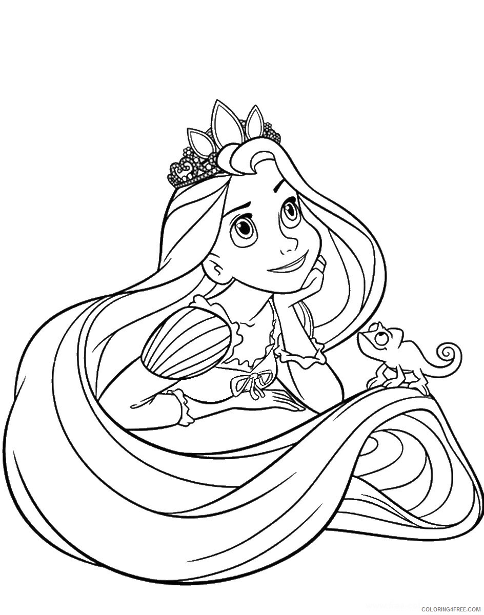 Princess Coloring Pages for Girls princess_cl06 Printable 2021 1105 Coloring4free