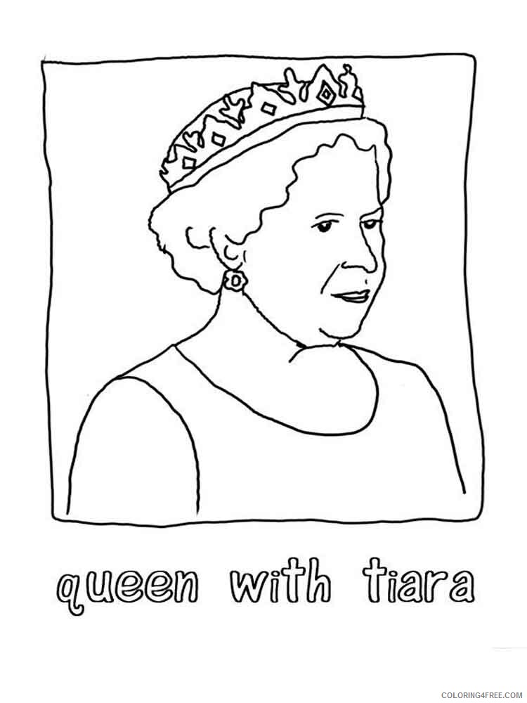 Queen Coloring Pages for Girls queen 3 Printable 2021 1157 Coloring4free
