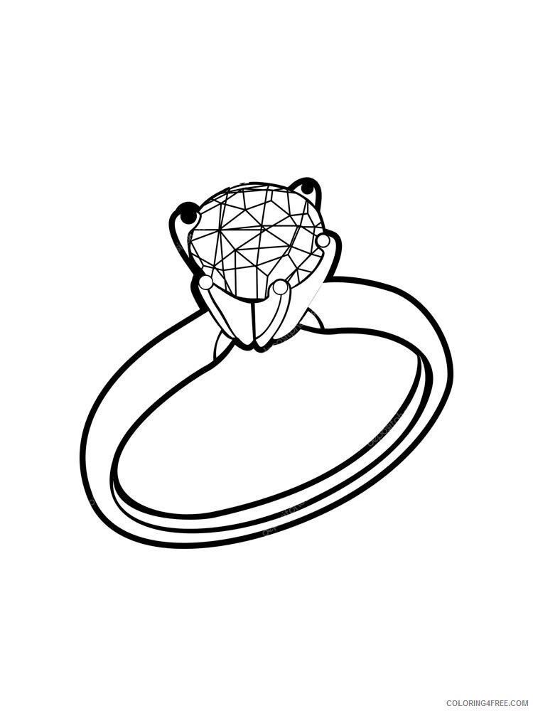Ring Coloring Pages for Girls ring 10 Printable 2021 1161 Coloring4free