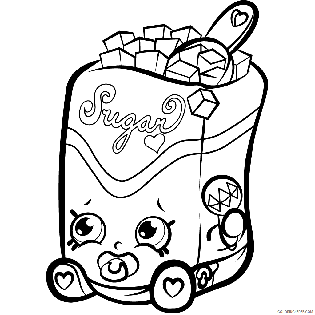 Shopkins Coloring Pages For Girls Color Free Shopkins Printable 2021 1223 Coloring4free Coloring4free Com