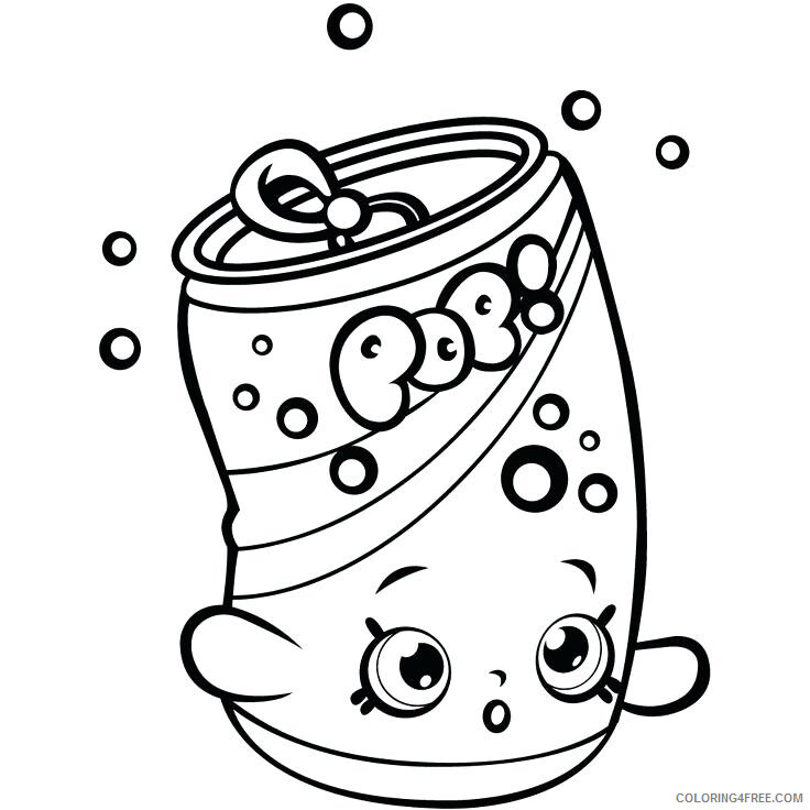 Shopkins Coloring Pages for Girls Cute Shopkins Cooring Printable 2021 1225 Coloring4free