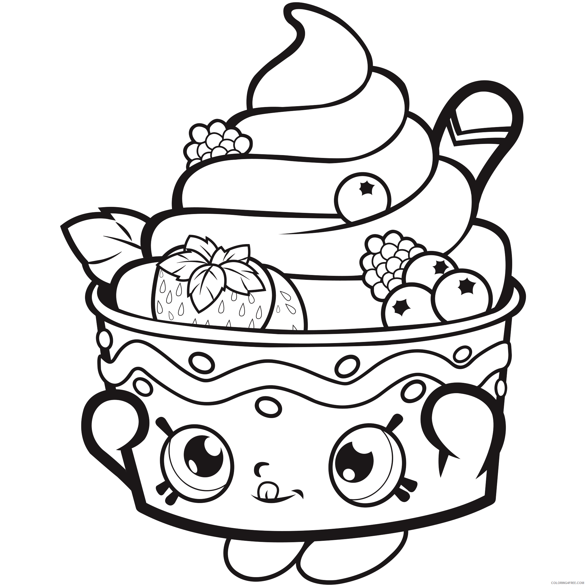 Shopkins Coloring Pages for Girls Download Free Shopkins Printable 2021 1226 Coloring4free