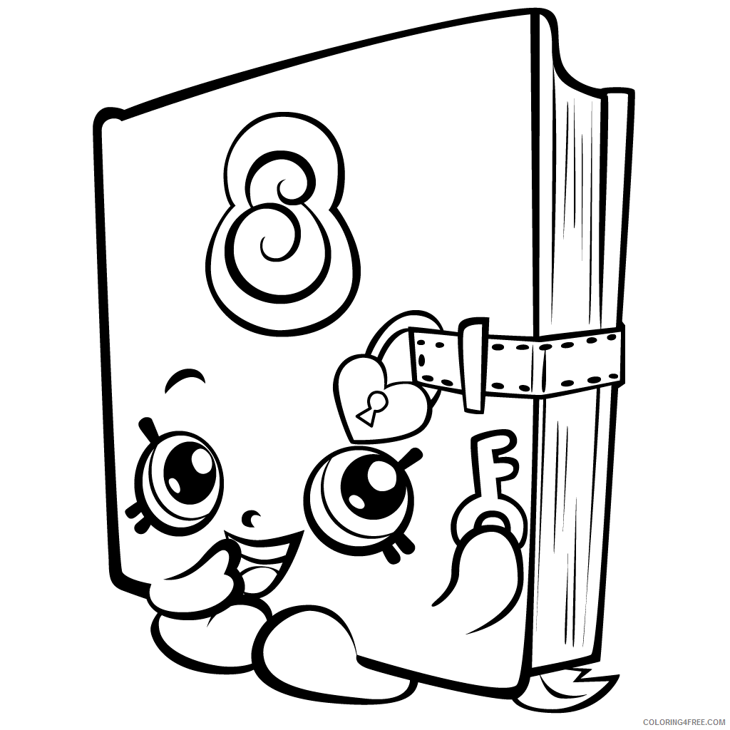 Shopkins Coloring Pages for Girls Free Shopkins Picture Printable 2021 1240 Coloring4free