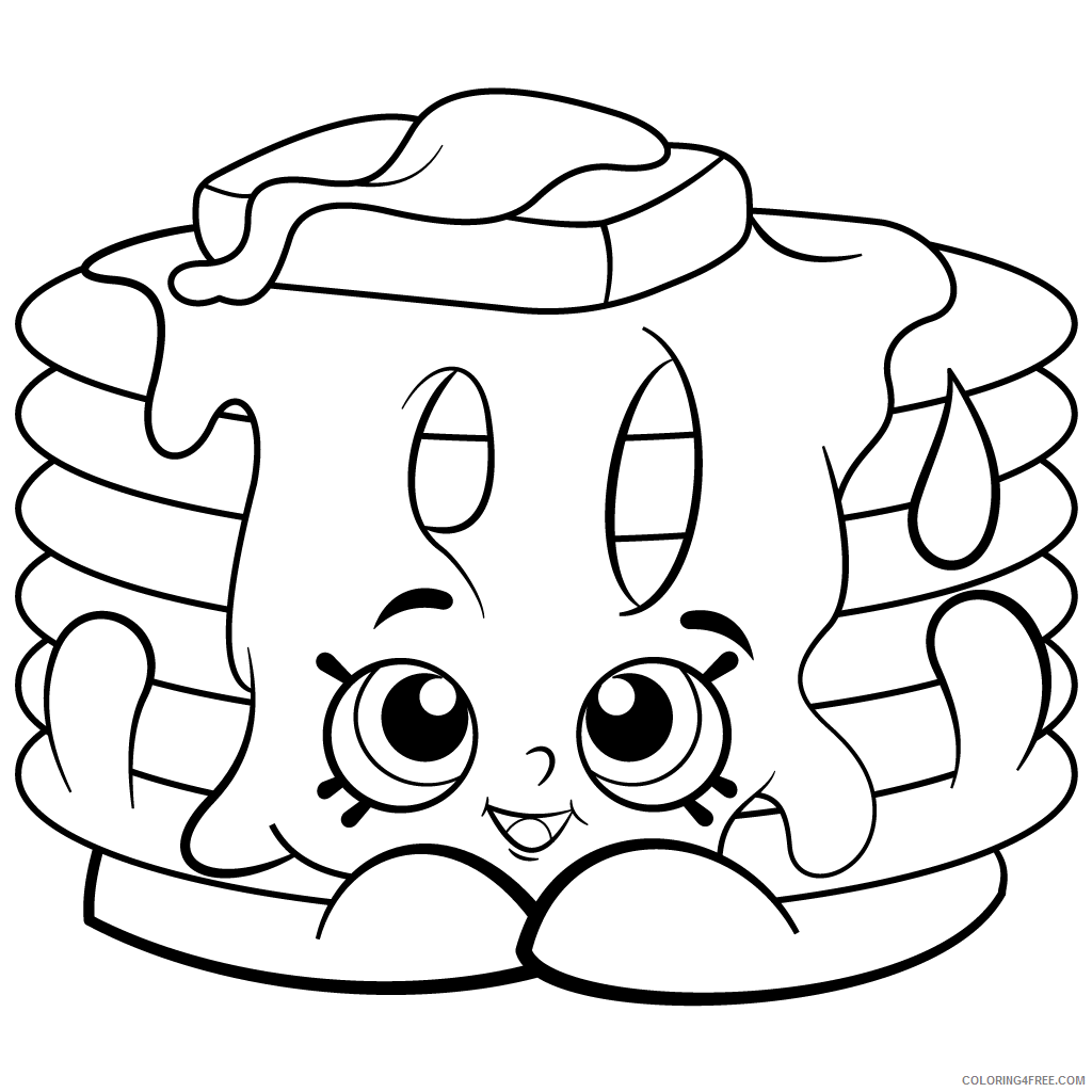 Shopkins Coloring Pages for Girls Free Shopkins Printable 2021 1230 Coloring4free