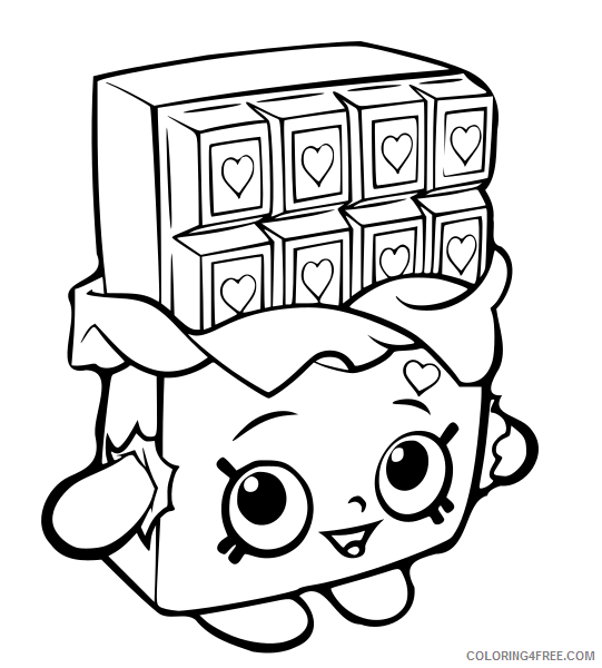 Shopkins Coloring Pages for Girls Free Shopkins Printable 2021 1232 Coloring4free