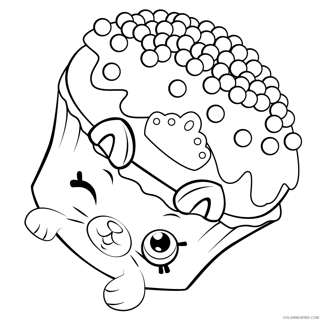 Shopkins Coloring Pages for Girls Free Shopkins Printable 2021 1237 Coloring4free