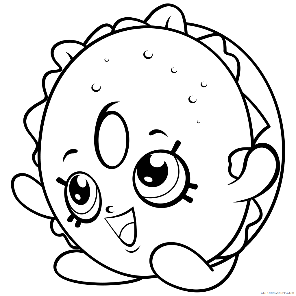 Shopkins Coloring Pages for Girls Printable Shopkins Printable 2021 1243 Coloring4free