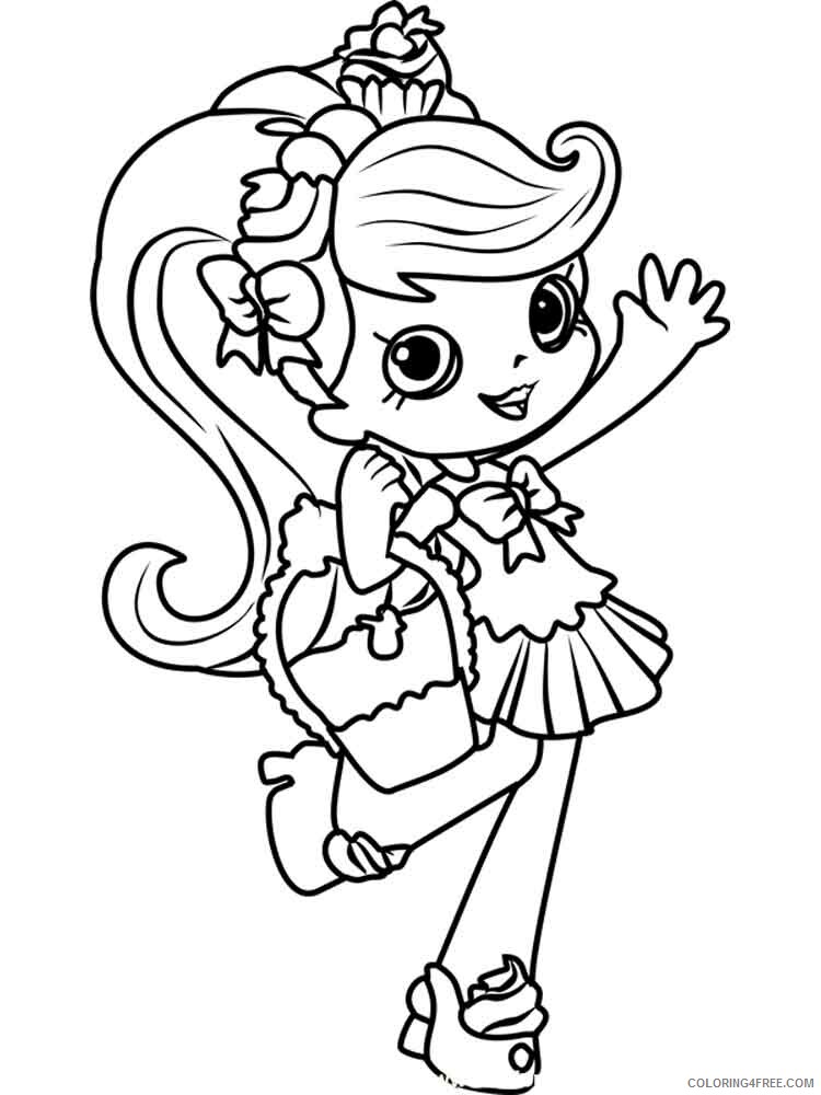 Shopkins Coloring Pages for Girls Shopkins 1 Printable 2021 1256 Coloring4free