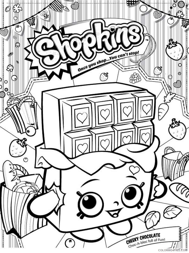 Shopkins Coloring Pages for Girls Shopkins 11 Printable 2021 1258 Coloring4free