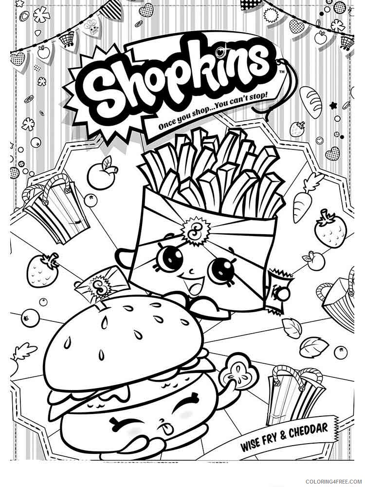 Shopkins Coloring Pages for Girls Shopkins 19 Printable 2021 1262 Coloring4free