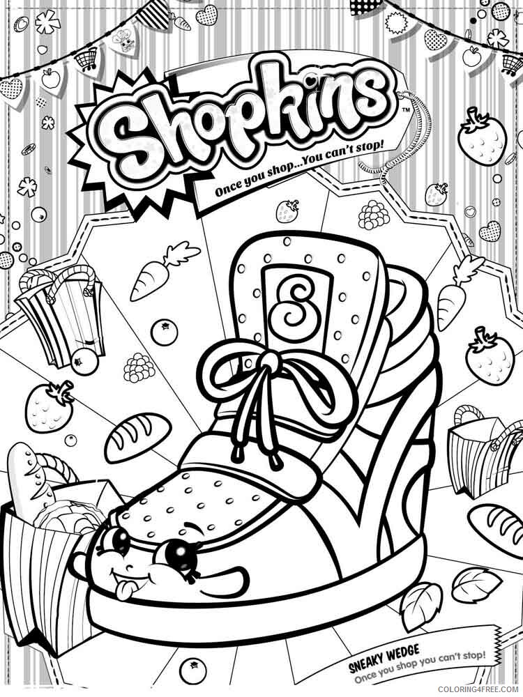 Shopkins Coloring Pages for Girls Shopkins 43 Printable 2021 1289 Coloring4free