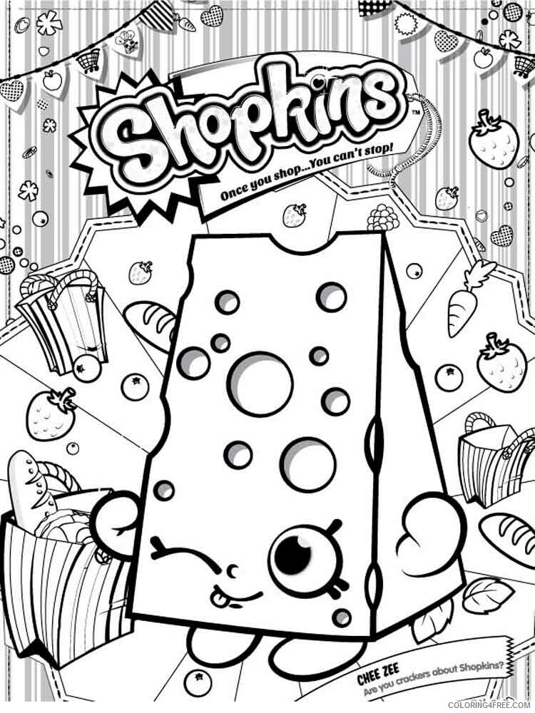 Shopkins Coloring Pages for Girls Shopkins 45 Printable 2021 1291 Coloring4free
