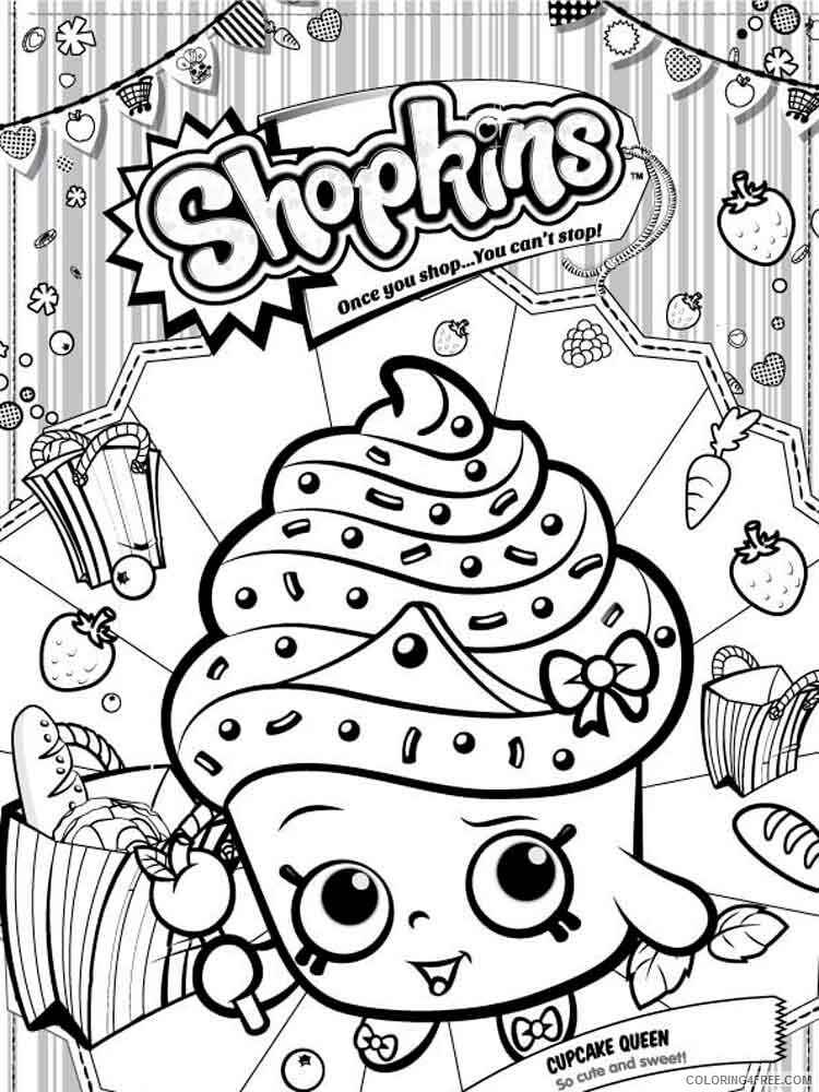 Shopkins Coloring Pages for Girls Shopkins 47 Printable 2021 1293 Coloring4free