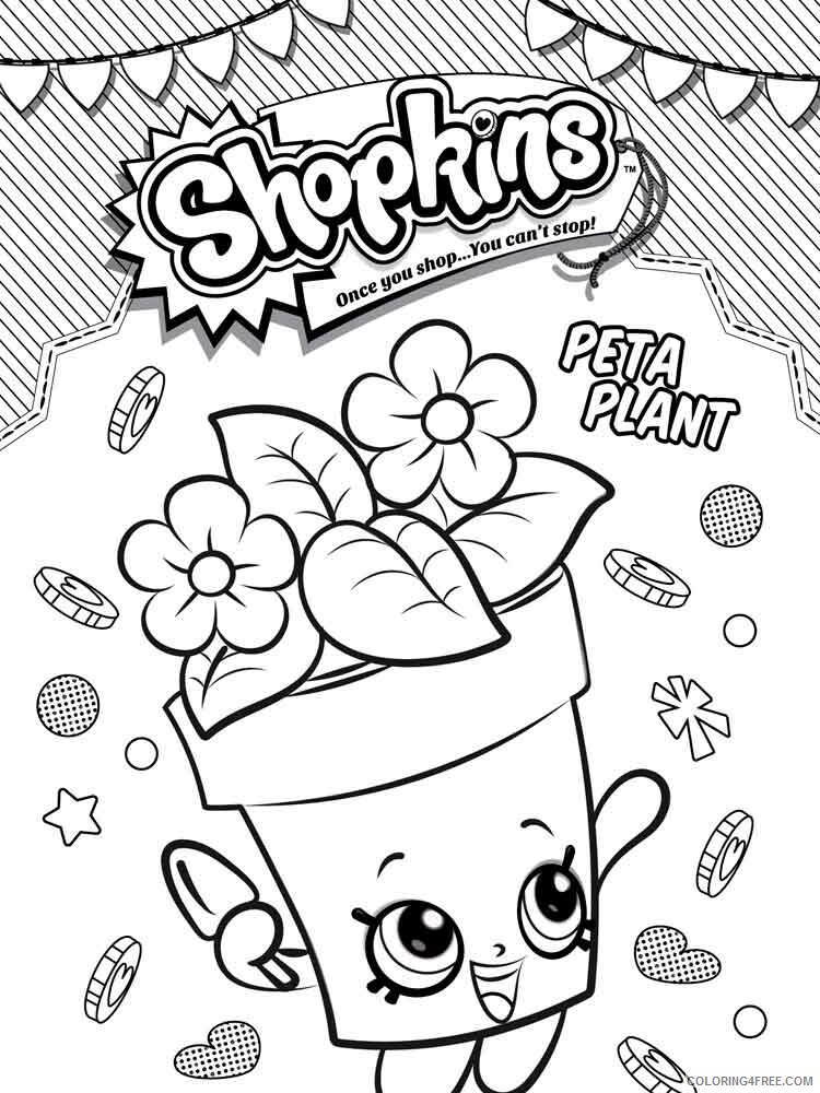 Shopkins Coloring Pages for Girls Shopkins 48 Printable 2021 1294 Coloring4free