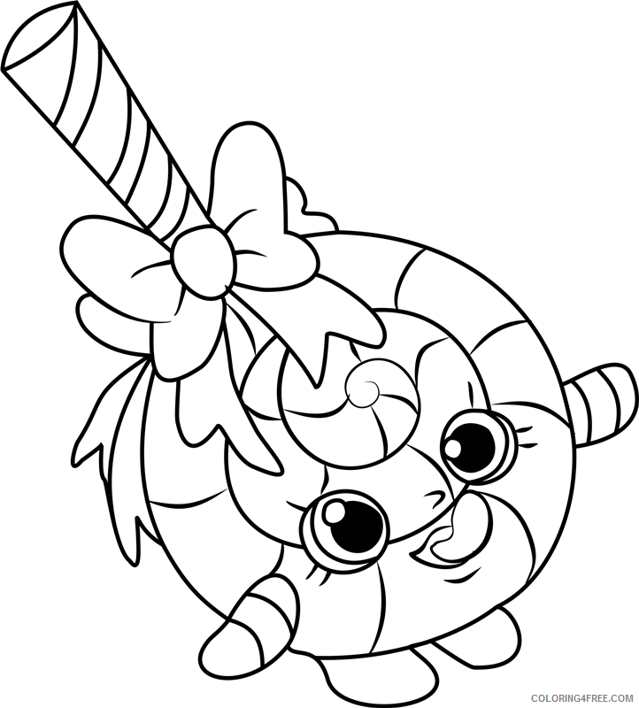 Shopkins Coloring Pages for Girls Shopkins Lollipop Printable 2021 1309 Coloring4free