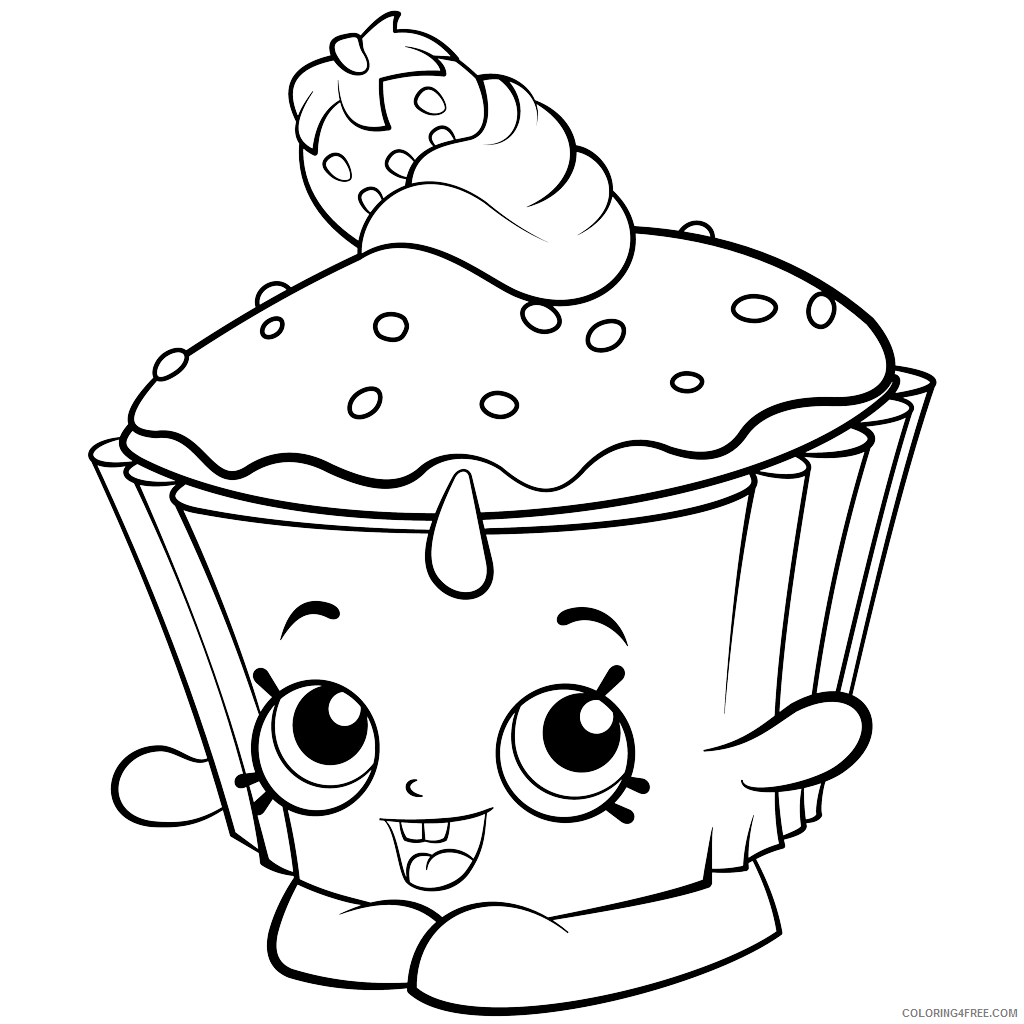 Shopkins Coloring Pages for Girls Shopkins Printable 2021 1247 Coloring4free