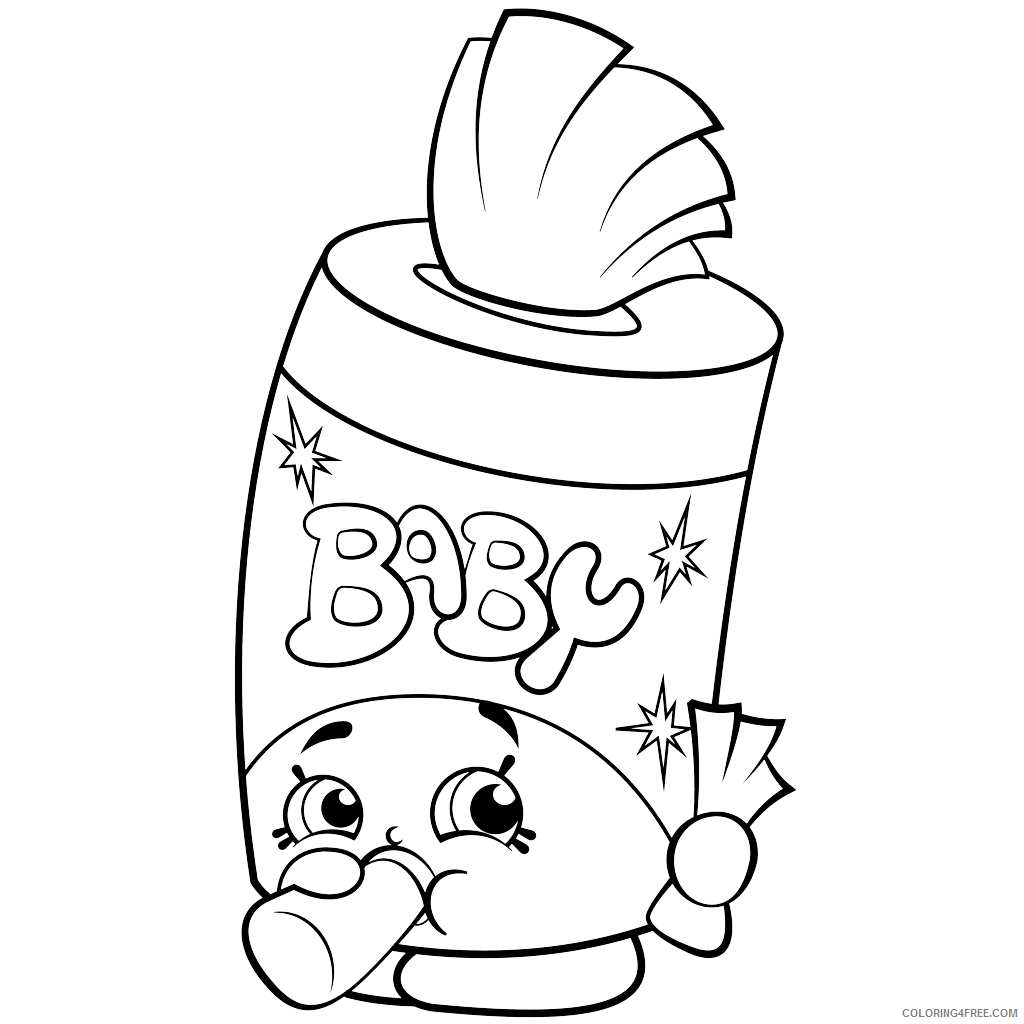 Shopkins Coloring Pages for Girls Shopkins Printable 2021 1253 Coloring4free