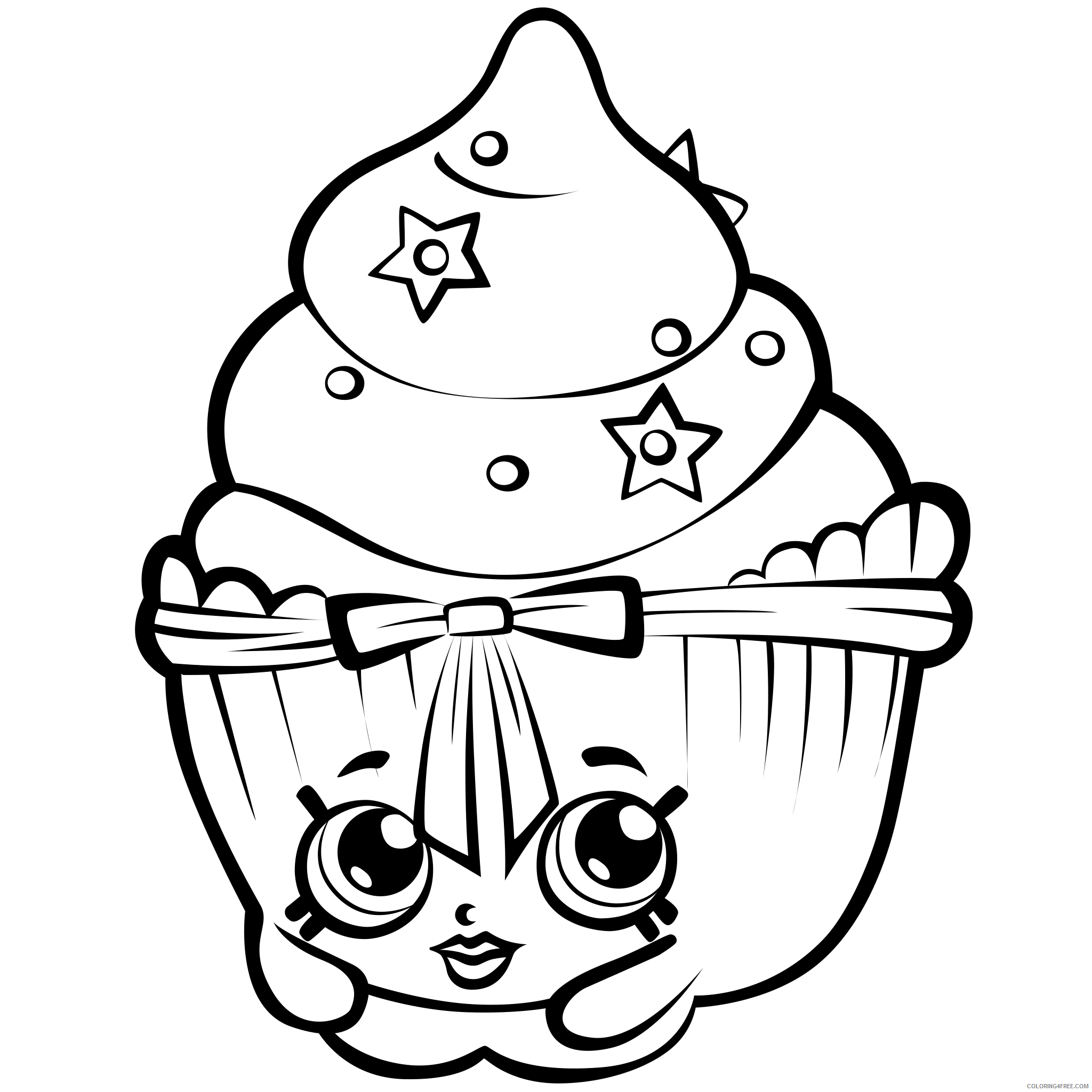 Shopkins Coloring Pages for Girls Shopkinss Printable 2021 1305 Coloring4free